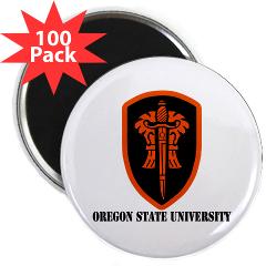 OSU - M01 - 01 - SSI - ROTC - Oregon State University with Text - Sticker (Rectangle 50 pk
