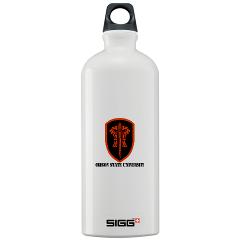 OSU - M01 - 03 - SSI - ROTC - Oregon State University with Text - Sigg Water Bottle 1.0L
