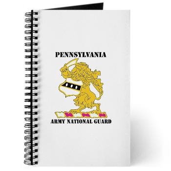PENNSYLVANIAARNG - M01 - 02 - DUI - Pennsylvania Army National Guard with text - Journal