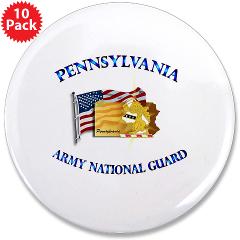 PENNSYLVANIAARNG - M01 - 01 - Pennsylvania Army National Guard - 3.5" Button (10 pack)