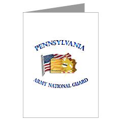 PENNSYLVANIAARNG - M01 - 02 - Pennsylvania Army National Guard - Greeting Cards (Pk of 10) - Click Image to Close