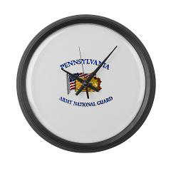 PENNSYLVANIAARNG - M01 - 03 - Pennsylvania Army National Guard - Large Wall Clock