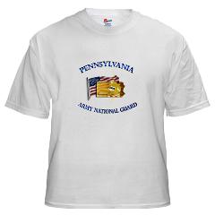 PENNSYLVANIAARNG - A01 - 04 - Pennsylvania Army National Guard - White t-Shirt