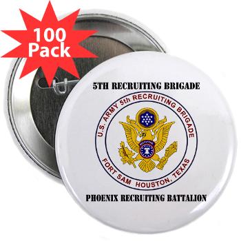 PHRB - M01 - 01 - DUI - Phoenix Recruiting Bn with Text - 2.25" Button (100 pack)