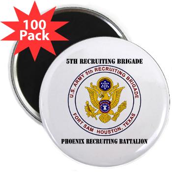 PHRB - M01 - 01 - DUI - Phoenix Recruiting Bn with Text - 2.25" Magnet (100 pack)