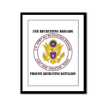 PHRB - M01 - 02 - DUI - Phoenix Recruiting Bn with Text - Framed Panel Print - Click Image to Close