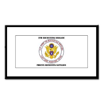 PHRB - M01 - 02 - DUI - Phoenix Recruiting Bn with Text - Small Framed Print - Click Image to Close