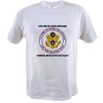 PHRB - A01 - 04 - DUI - Phoenix Recruiting Bn with Text - Value T-shirt - Click Image to Close