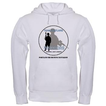 PRB - A01 - 04 - DUI - Portland Recruiting Battalion with Text - Hooded Sweatshirt