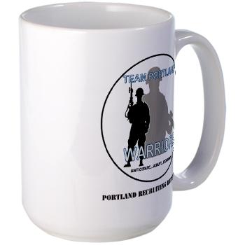 PRB - M01 - 04 - DUI - Portland Recruiting Battalion with Text - Large Mug - Click Image to Close
