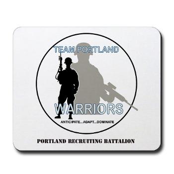 PRB - M01 - 04 - DUI - Portland Recruiting Battalion with Text - Mousepad