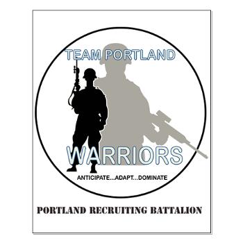 PRB - M01 - 02 - DUI - Portland Recruiting Battalion with Text - Small Poster - Click Image to Close