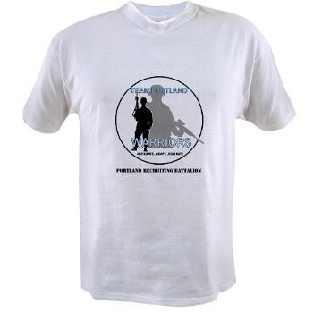 PRB - A01 - 04 - DUI - Portland Recruiting Battalion with Text - Value T-shirt