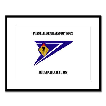 PRDH - M01 - 02 - DUI - Physical Readiness Division Headquarters with Text - Large Framed Print