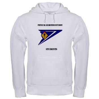 PRDS - A01 - 03 - DUI - Physical Readiness Division Students with Text Hooded Sweatshirt