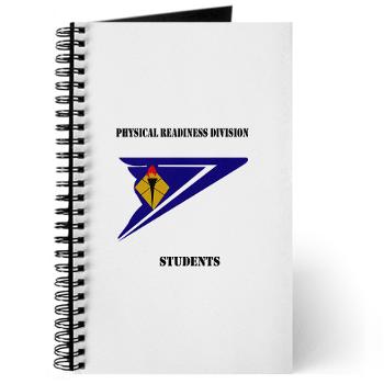 PRDS - M01 - 02 - DUI - Physical Readiness Division Students with Text Journal