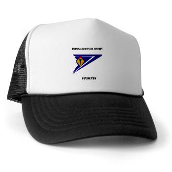 PRDS - A01 - 02 - DUI - Physical Readiness Division Students with Text Trucker Hat