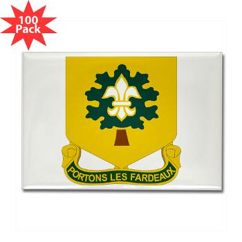 R101SB - M01 - 01 - DUI - 101st Support Battalion - Rectangle Magnet (100 pack) - Click Image to Close