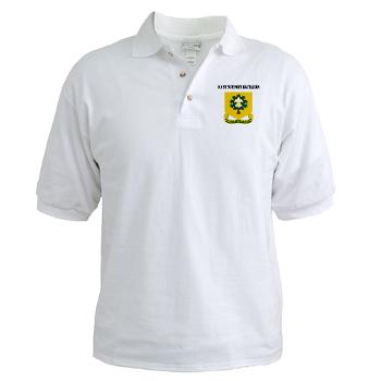 R101SB - A01 - 04 - DUI - 101st Support Battalion with Text - Golf Shirt