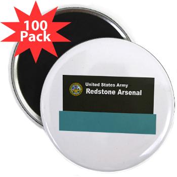 RArsenal - M01 - 01 - Redstone Arsenal - 2.25" Magnet (100 pack) - Click Image to Close