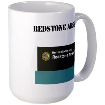 RArsenal - M01 - 03 - Redstone Arsenal with Text - Large Mug