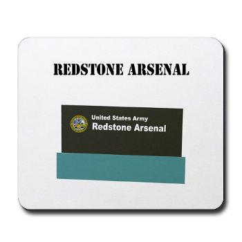 RArsenal - M01 - 03 - Redstone Arsenal with Text - Mousepad