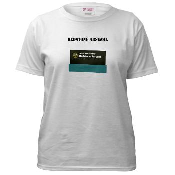 RArsenal - A01 - 04 - Redstone Arsenal with Text - Women's T-Shirt