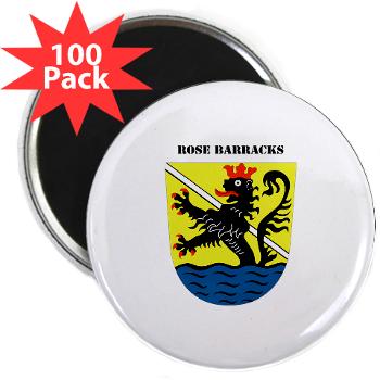 RB - M01 - 01 - Rose Barracks with Text - 2.25" Magnet (100 pack)