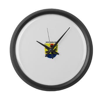 RB - M01 - 03 - Rose Barracks with Text - Large Wall Clock