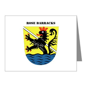 RB - M01 - 02 - Rose Barracks with Text - Note Cards (Pk of 20) - Click Image to Close