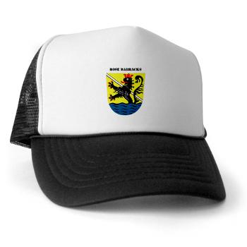 RB - A01 - 02 - Rose Barracks with Text - Trucker Hat