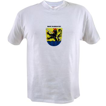 RB - A01 - 04 - Rose Barracks with Text - Value T-shirt
