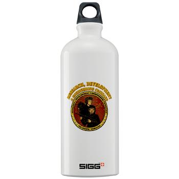 RDECOM - M01 - 03 - RDECOM with Text - Sigg Water Bottle 1.0L