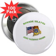 RHODEISLANDARNG - M01 - 01 - DUI - Rhode Island Army National Guard - 2.25" Button (100 pack) - Click Image to Close
