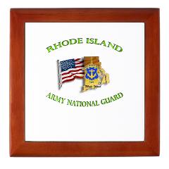 RHODEISLANDARNG - M01 - 03 - DUI - Rhode Island Army National Guard - Keepsake Box - Click Image to Close