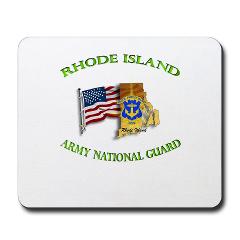 RHODEISLANDARNG - M01 - 03 - DUI - Rhode Island Army National Guard - Mousepad