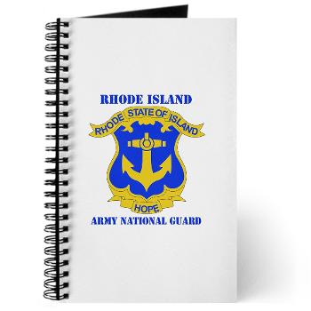 RHODEISLANDARNG - M01 - 02 - DUI - Rhode Island Army National Guard with text - Journal