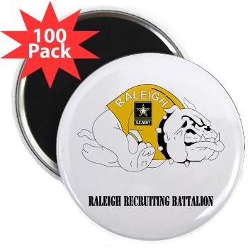 RRB - M01 - 01 - DUI - Raleigh Recruiting Battalion with Text - 2.25" Magnet (100 pack) - Click Image to Close