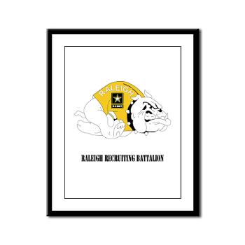 RRB - M01 - 02 - DUI - Raleigh Recruiting Battalion with Text - Framed Panel Print - Click Image to Close