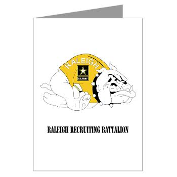 RRB - M01 - 02 - DUI - Raleigh Recruiting Battalion with Text - Greeting Cards (Pk of 10)
