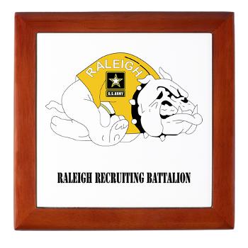 RRB - M01 - 03 - DUI - Raleigh Recruiting Battalion with Text - Keepsake Box