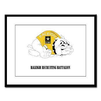 RRB - M01 - 02 - DUI - Raleigh Recruiting Battalion with Text - Large Framed Print - Click Image to Close