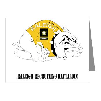 RRB - M01 - 02 - DUI - Raleigh Recruiting Battalion with Text - Note Cards (Pk of 20)