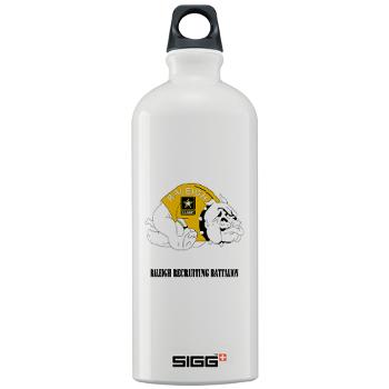 RRB - M01 - 03 - DUI - Raleigh Recruiting Battalion with Text - Sigg Water Bottle 1.0L