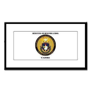 RRSC - M01 - 02 - DUI - Recruiting and Retention School Cadre with Text Small Framed Print