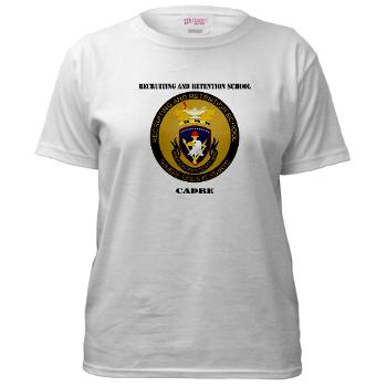 RRSC - A01 - 04 - DUI - Recruiting and Retention School Cadre with Text Women's T-Shirt