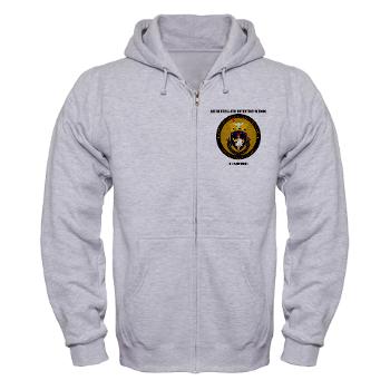 RRSC - A01 - 03 - DUI - Recruiting and Retention School Cadre with Text Zip Hoodie - Click Image to Close