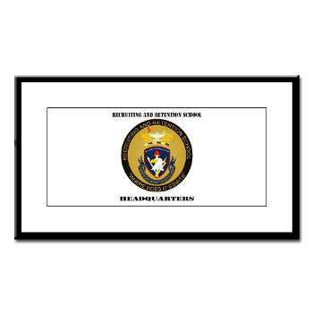 RRSH - M01 - 02 - DUI - Recruiting and Retention School HQ with Text Small Framed Print