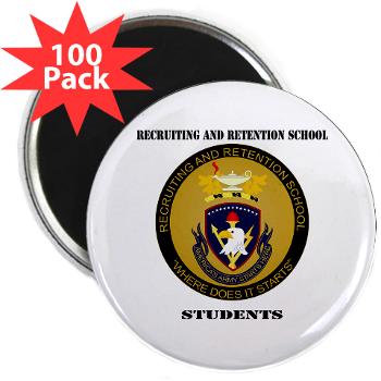 RRSS - M01 - 01 - DUI - Recruiting and Retention School Students with Text 2.25" Magnet (100 pack)