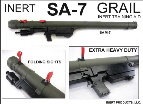 SAM-7 Missle Launcher Training Aid Replica Inert, Replica SAM-7 Missile Launcher (SA-7)